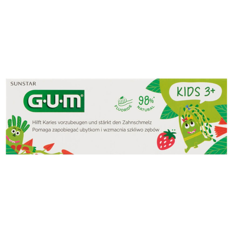 Sunstar Gum Kids, tandpasta, 2-6 jaar, 50 ml