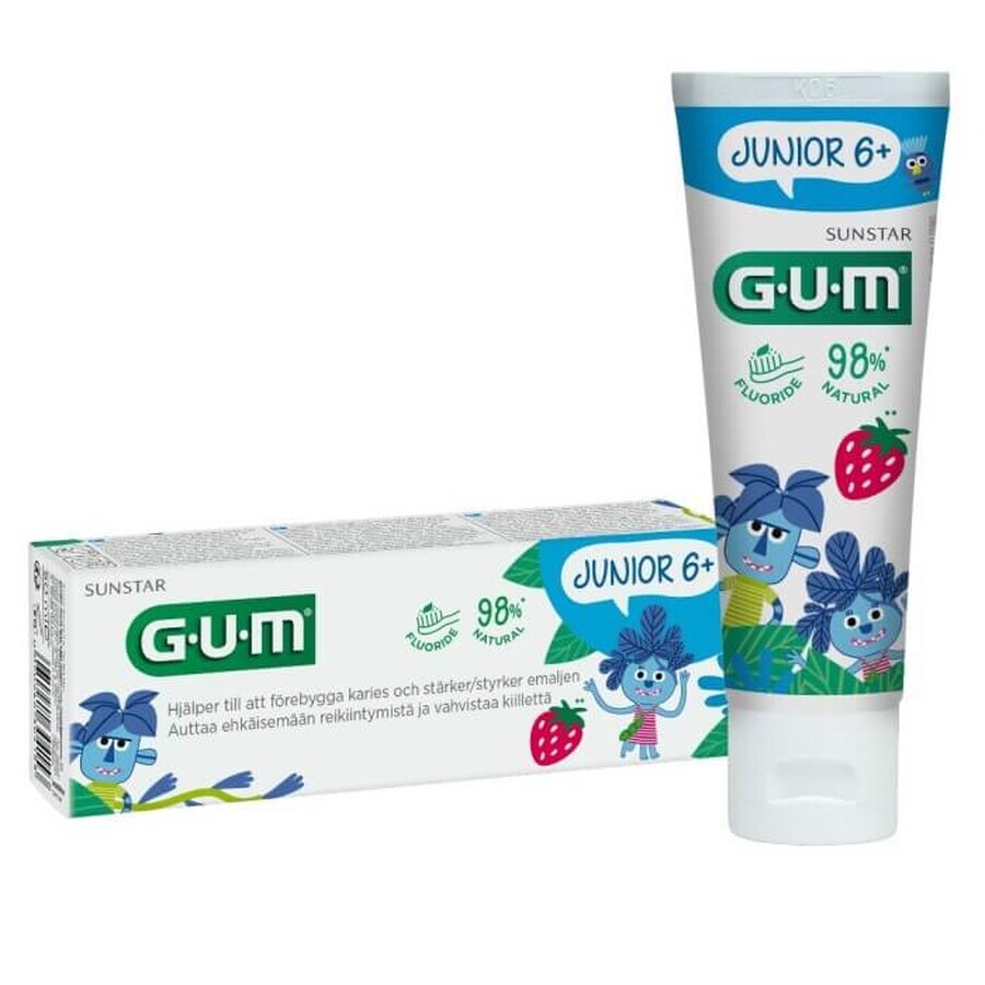 Sunstar Gum Junior, tandpasta, vanaf 6 jaar, 50 ml