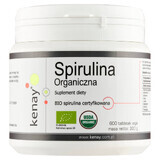 Kenay, Bio Spirulina, 600 Tabletten