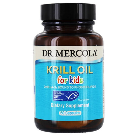 Dr Mercola Krillolie voor kinderen, 60 capsules