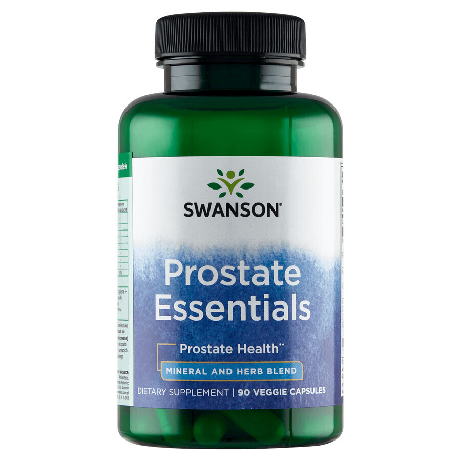 Swanson Prostate Essentials, 90 plantaardige capsules