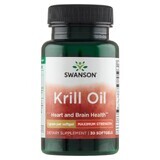 Swanson Krill Oil, huile de krill antarctique, 30 capsules