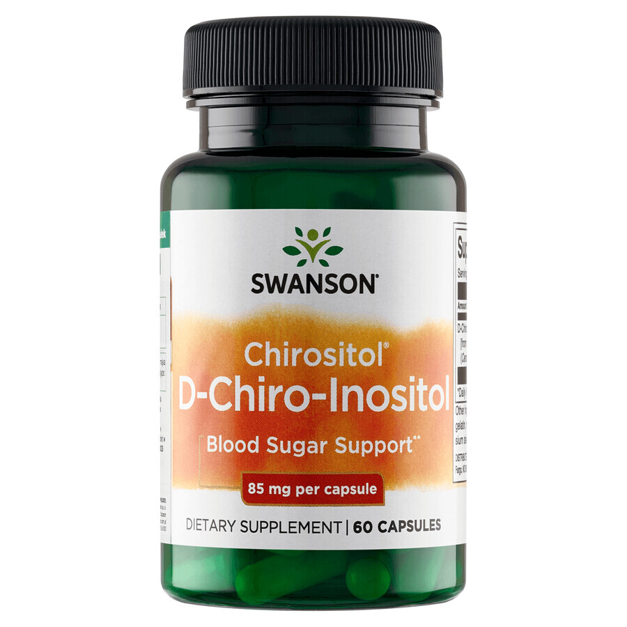 Swanson D-Chiro-Inositol, 60 capsules