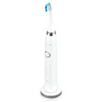 Meriden Sonic+ Professional, brosse à dents sonique, blanche, 5 modes de nettoyage, 1 pièce