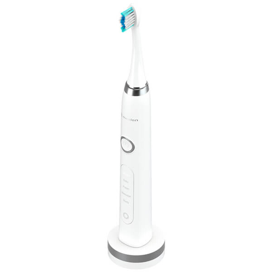 Meriden Sonic+ Professional, brosse à dents sonique, blanche, 5 modes de nettoyage, 1 pièce