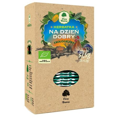 Dary Natury Na Dzień Dobry, biologische thee, 1.5 g x 25 builtjes