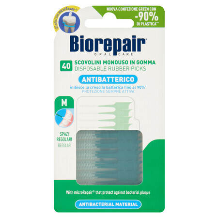 Biorepair, rubber interdental toothpicks, standard, 40 pieces