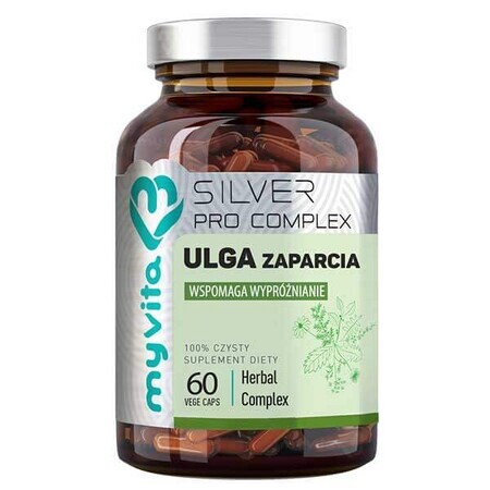 MyVita Silver Pro Complex Sollievo dalla stitichezza, 60 capsule vegetali