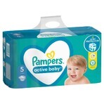 Pampers Active Baby, scutece, mărimea 5, 11-16 kg, 110 buc