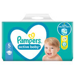 Pampers Active Baby, scutece, mărimea 5, 11-16 kg, 110 buc