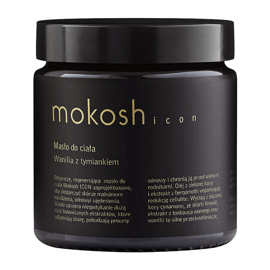 Mokosh Icon, body butter, vanilla and thyme, 120 ml