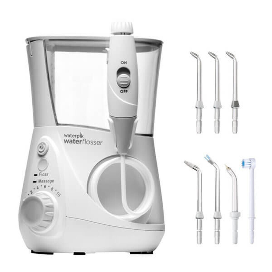 WATERPIK, Dental Irrigator, WP660EU, Stationary, 7 Handpieces