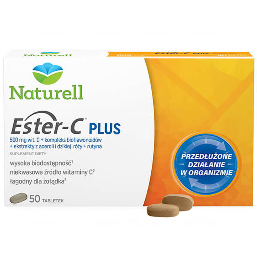 Naturell Ester-C Plus, 50 compresse