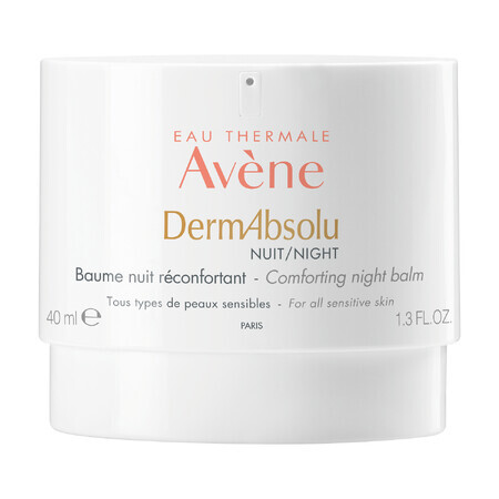 Avène DermAbsolu, crème confort, crème de nuit, peaux sensibles et matures, 40 ml