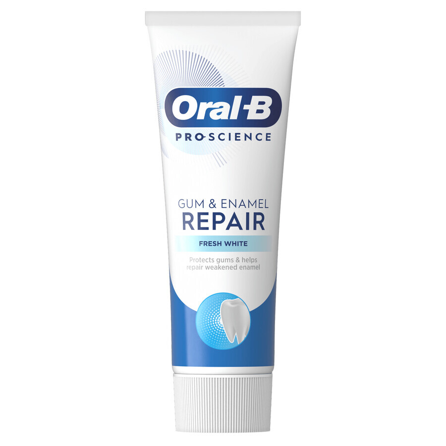 Oral-B tandvlees &amp; glazuur reparatie, tandpasta, Fresh White, 75 ml