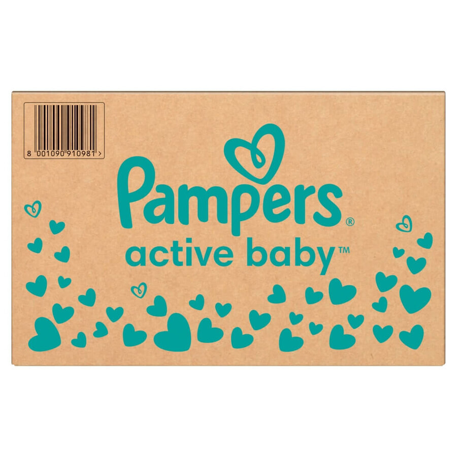 Pampers Active Baby, scutece, mărimea 5, 11-16 kg, 150 buc