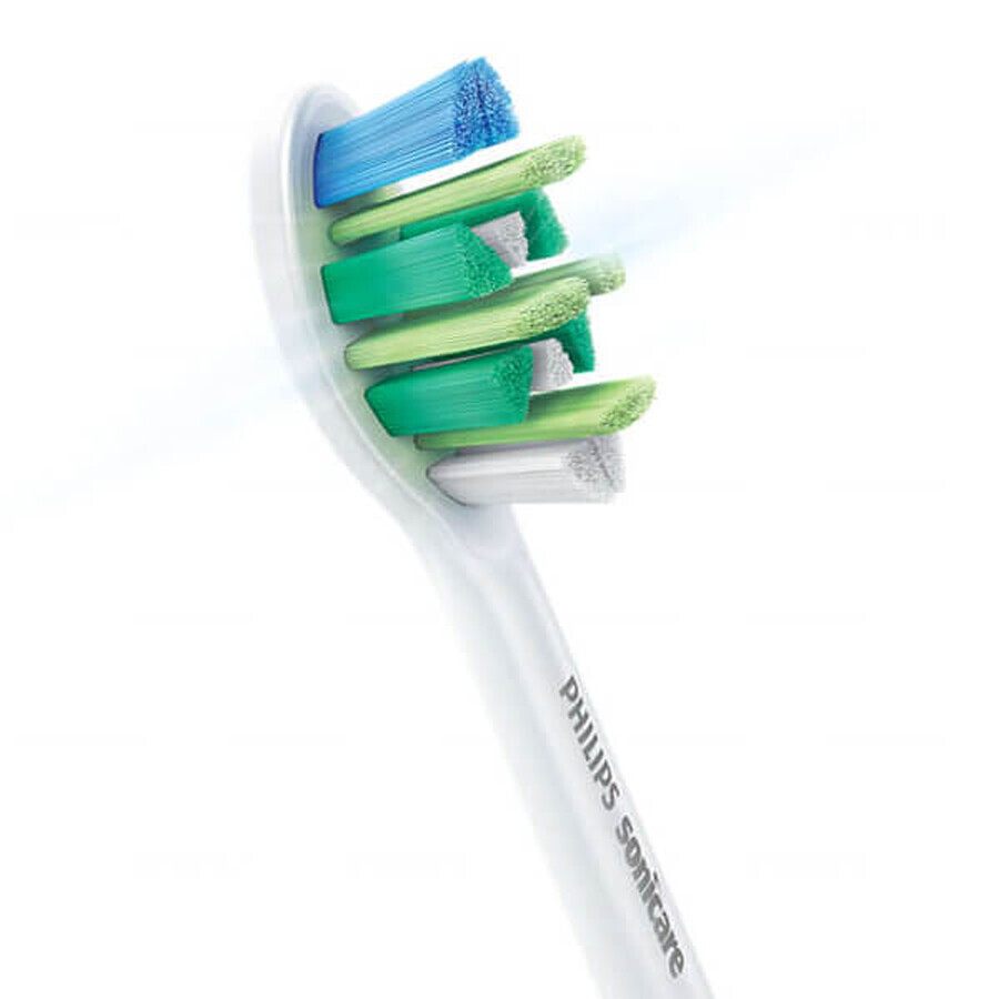 Philips, vervangende opzetborstels voor Sonicare InterCare sonische tandenborstel, HX9004/10, 4 stuks