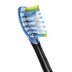 Philips, vervangende opzetborstels voor Sonicare C3 Premium Plaque Defence sonische tandenborstel, HX9044/33, zwart, 4 stuks