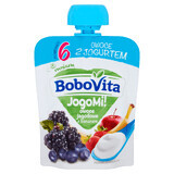 BoboVita JogoMi! Fruit with yogurt in a tube, berries with bananas, 80 g