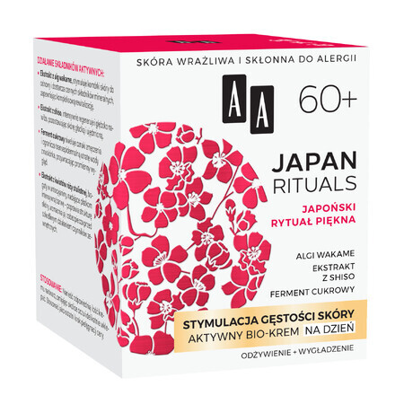 AA Japan Rituals, crema de día, estimulación de la densidad cutánea, 60+, 50 ml