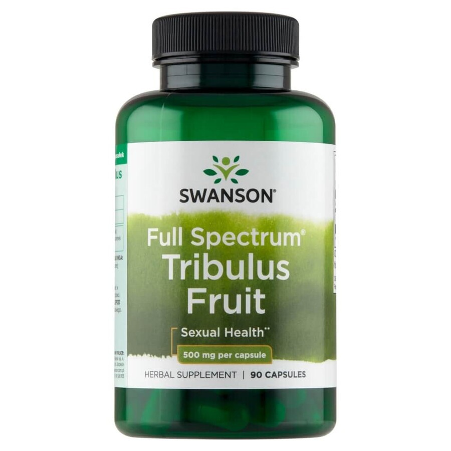 Swanson Full Spectrum Tribulus Fruit, Foelie, 90 capsules