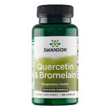 Swanson Quercetine &amp; Broméline, quercétine et broméline, 100 gélules