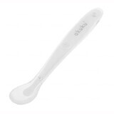 AKUKU, silicone spoon, white, A0417, from 4 months, 1 pc