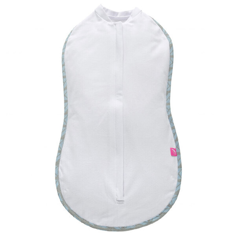 Motherhood Zip and Swaddle, wikkel, maat 1, blauwe schepen, 2,5-5 kg, 1 stuk