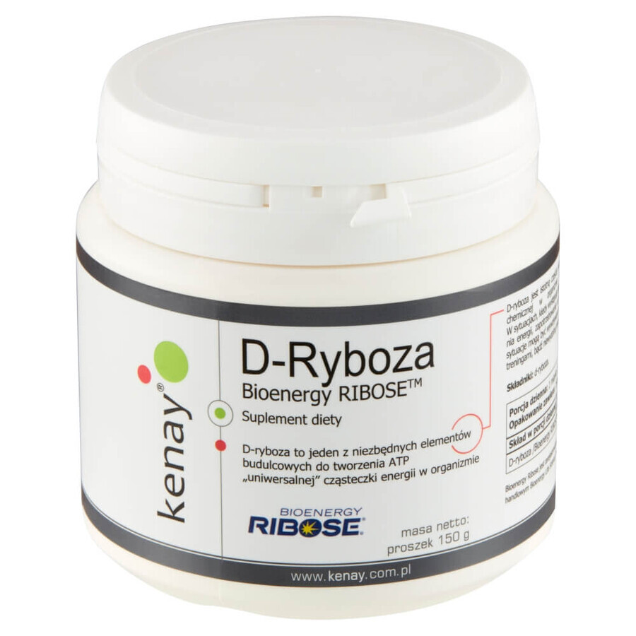 Kenay D-Ribose Bioenergy Ribose, 150 g