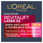 L'Oreal Revitalift Laser X3, Anti-Age Tagescreme 40+, SPF 20, 50 ml