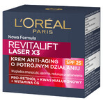 L'Oreal Revitalift Laser X3, Anti-Age Tagescreme 40+, SPF 20, 50 ml