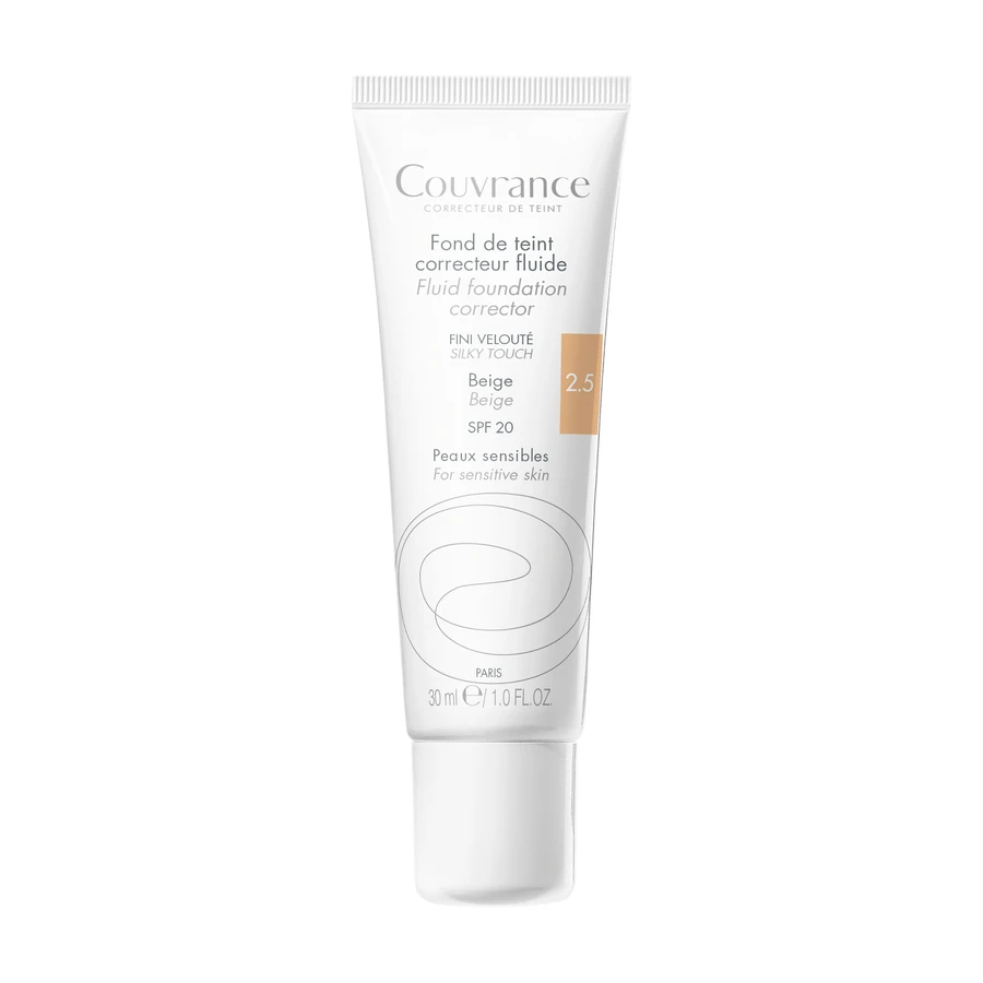 Avene Couvrance, correctievloeistof, nr. 2.5, natuurlijk beige, SPF 20, 30 ml
