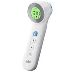 Braun BNT 400, 5-in-1 contactloze voorhoofdthermometer met leeftijdsprecisie, wit