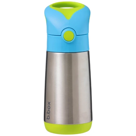 B.Box, thermal feeding bottle with straw, feeding bottle, Ocean Breeze, from 12 months, 350 ml