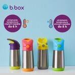 B.Box, thermosfles met rietje, babyfles, Ocean Breeze, vanaf 12 maanden, 350 ml