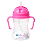 B.Box, bottle with straw, pink pomegranate, from 6 months, 240 ml