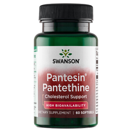 Swanson Panthesin Pantethine, 60 gélules