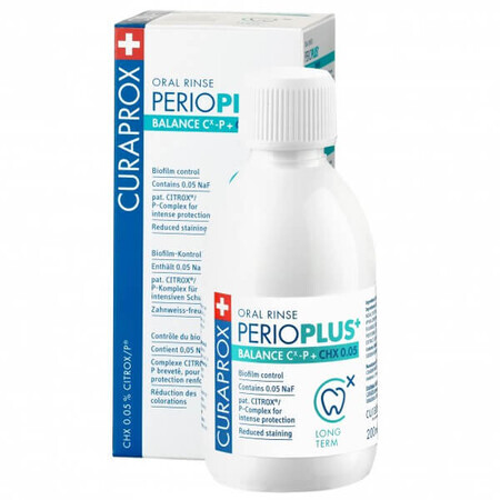 Curaprox Perio Plus+ Balance apă de gură, 200 ml