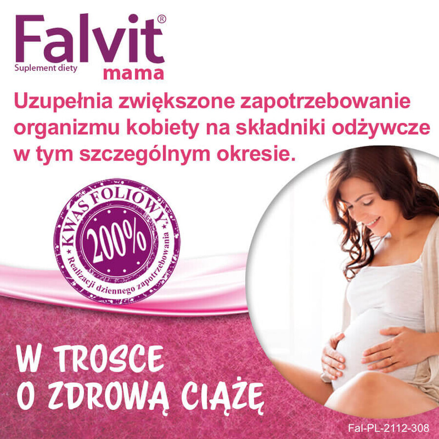 Falvit Mama, 60 film-coated tablets