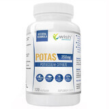 Wish, Potassium 350 mg, citrate de potassium, 120 gélules