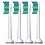 Philips, vervangende opzetborstels voor Sonicare C1 ProResult sonische tandenborstel, HX6014/07, wit, 4 stuks