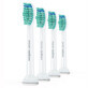 Philips, vervangende opzetborstels voor Sonicare C1 ProResult sonische tandenborstel, HX6014/07, wit, 4 stuks