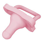 Dr Brown's, tétine silicone Happy Paci, rose, 0m +, 1 pièce