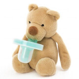 MINIKOIOI, pacifier with dummy Brown Bear, from birth, 1 pc