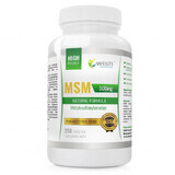 Wish, Organic Sulphur MSM 500 mg, 250 comprimés