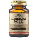 L-Arginine 500 mg, 50 capsules, Solgar