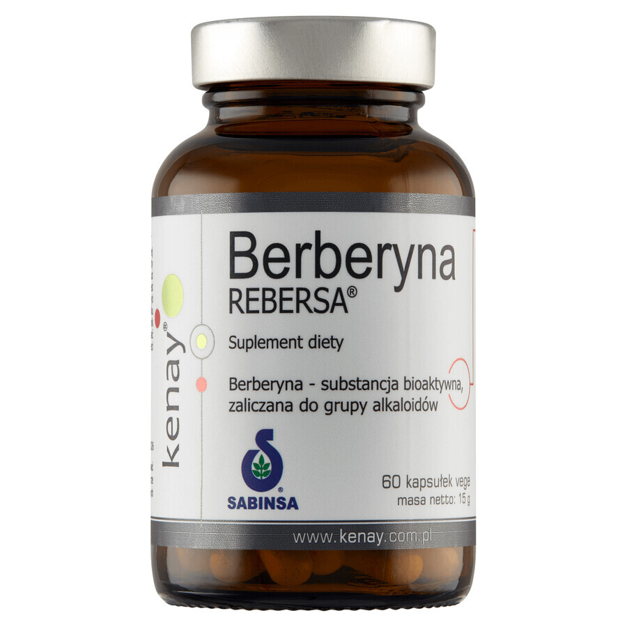 Kenay Berberine Rebers, 60 capsules