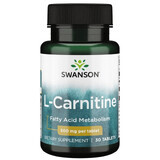 L-Carnitine 500 mg, 30 tabletten, Swanson