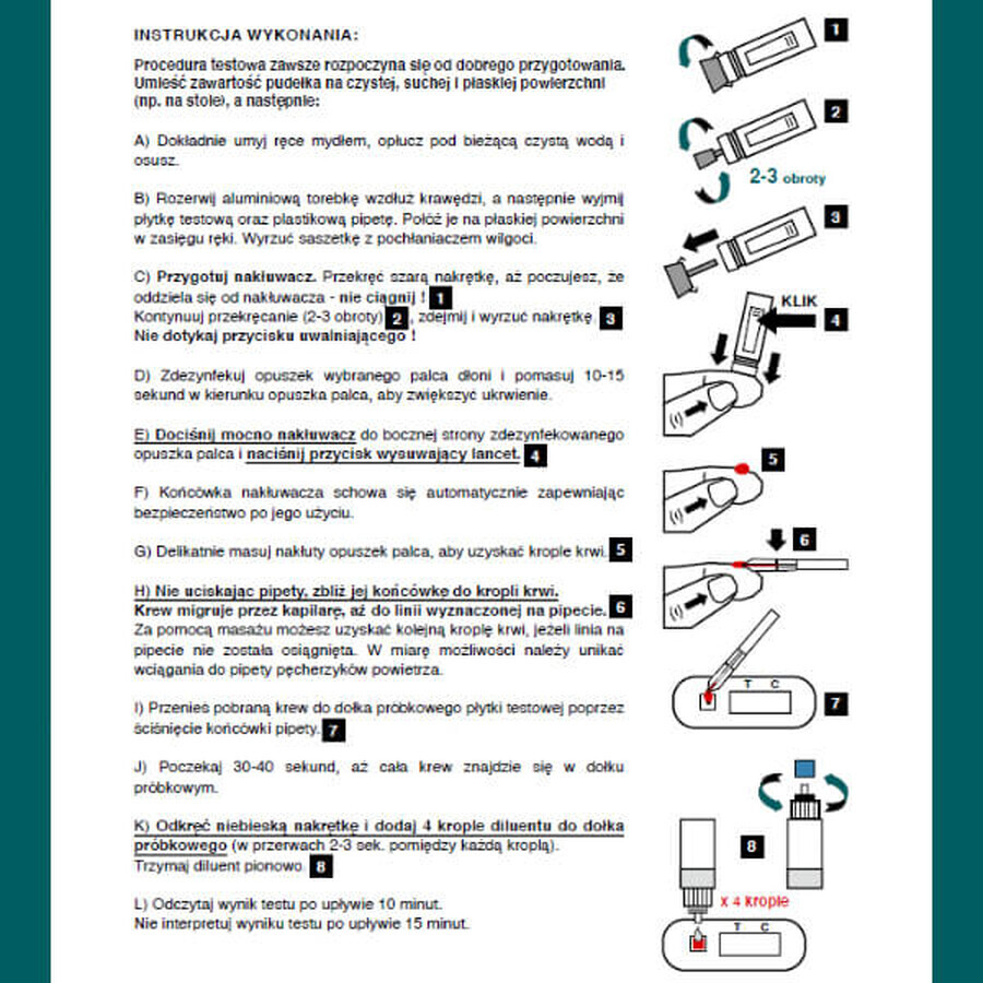 Pylori-Screen, prueba rápida para detectar anticuerpos contra Helicobacter pylori, 1 pieza