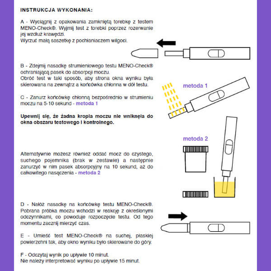 LabHome Meno-Check, test de la ménopause, évaluation des changements hormonaux, 2 unités